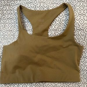 girlfriend collective Paloma racerback sports bra XL in Fern